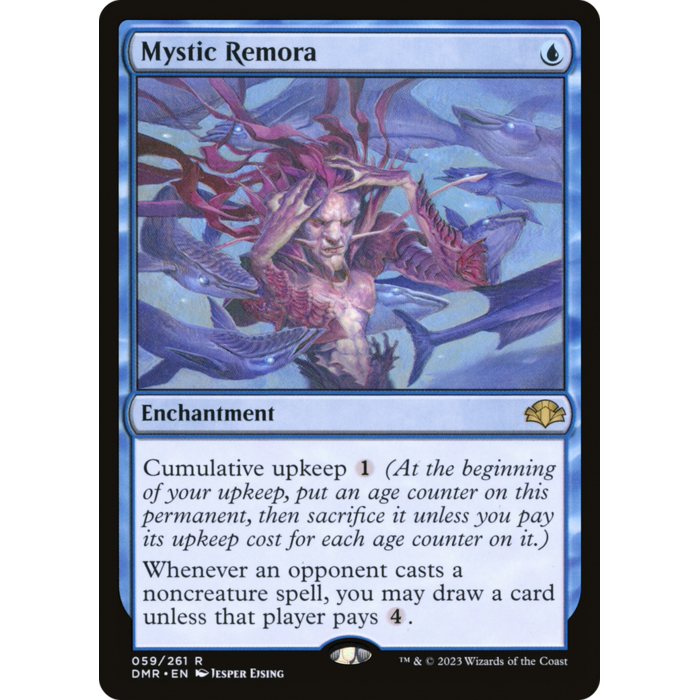 Magic: The Gathering Mystic Remora (059) Lightly Played Foil