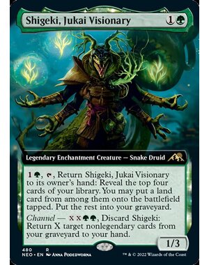 Magic: The Gathering Shigeki, Jukai Visionary (Extended Art) (480) Lightly Played Foil