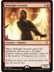 Magic: The Gathering Midnight Arsonist (27) Near Mint