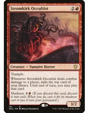 Magic: The Gathering Stromkirk Occultist (151) Near Mint