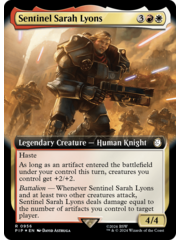 Magic: The Gathering Sentinel Sarah Lyons (Extended Art) (Surge Foil) (426) Lightly Played Foil