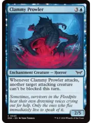 Magic: The Gathering Clammy Prowler (45) Near Mint