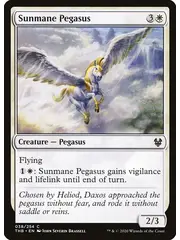 Magic: The Gathering Sunmane Pegasus (38) Near Mint