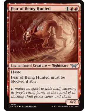 Magic: The Gathering Fear of Being Hunted (134) Near Mint