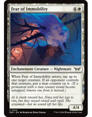 Magic: The Gathering Fear of Immobility (10) Near Mint