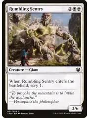 Magic: The Gathering Rumbling Sentry (35) Near Mint
