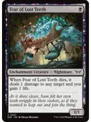 Magic: The Gathering Fear of Lost Teeth (97) Near Mint