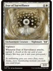 Magic: The Gathering Fear of Surveillance (11) Near Mint