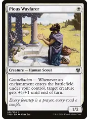 Magic: The Gathering Pious Wayfarer (32) Near Mint