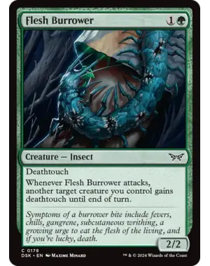 Magic: The Gathering Flesh Burrower (178) Near Mint