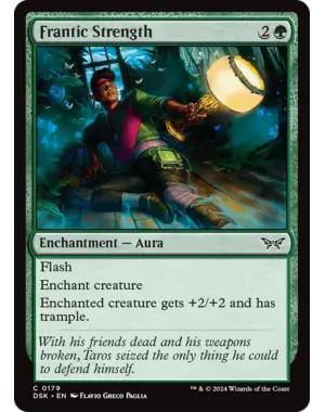 Magic: The Gathering Frantic Strength (179) Near Mint