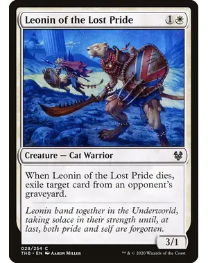 Magic: The Gathering Leonin of the Lost Pride (28) Near Mint
