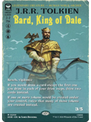 Magic: The Gathering Bard, King of Dale (Borderless) (244) Near Mint Foil