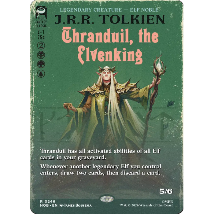 Magic: The Gathering Thranduil, the Elvenking (Borderless) (246) Near Mint