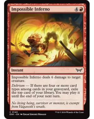 Magic: The Gathering Impossible Inferno (140) Near Mint