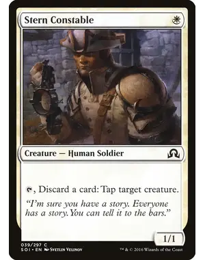 Magic: The Gathering Stern Constable (39) Near Mint
