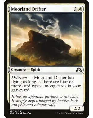 Magic: The Gathering Moorland Drifter (27) Near Mint