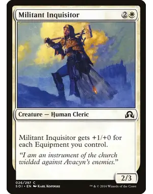 Magic: The Gathering Militant Inquisitor (26) Near Mint