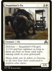 Magic: The Gathering Inquisitor's Ox (24) Near Mint