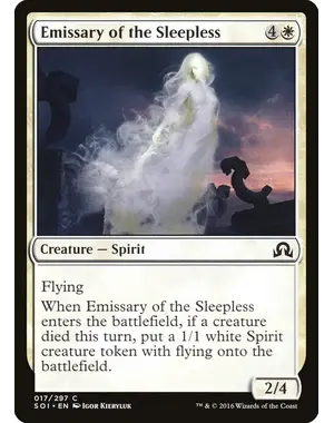 Magic: The Gathering Emissary of the Sleepless (17) Near Mint