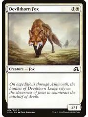Magic: The Gathering Devilthorn Fox (14) Near Mint