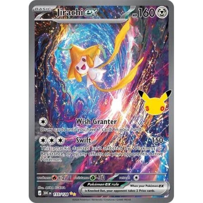 Pokemon Jirachi ex (155) Near Mint Holofoil