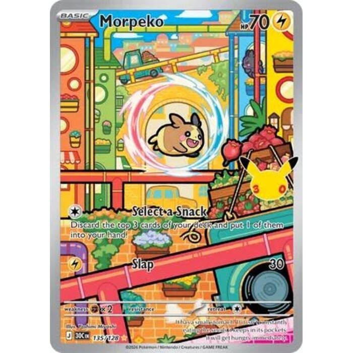Pokemon Morpeko (135) Lightly Played Holofoil