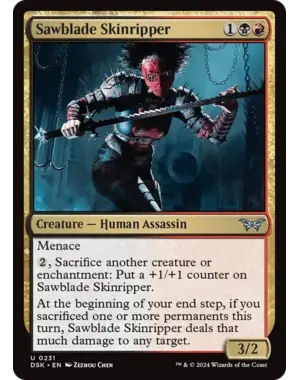 Magic: The Gathering Sawblade Skinripper (231) Near Mint