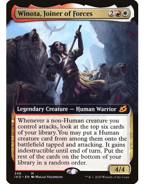 Magic: The Gathering Winota, Joiner of Forces (Extended Art) (349) Near Mint