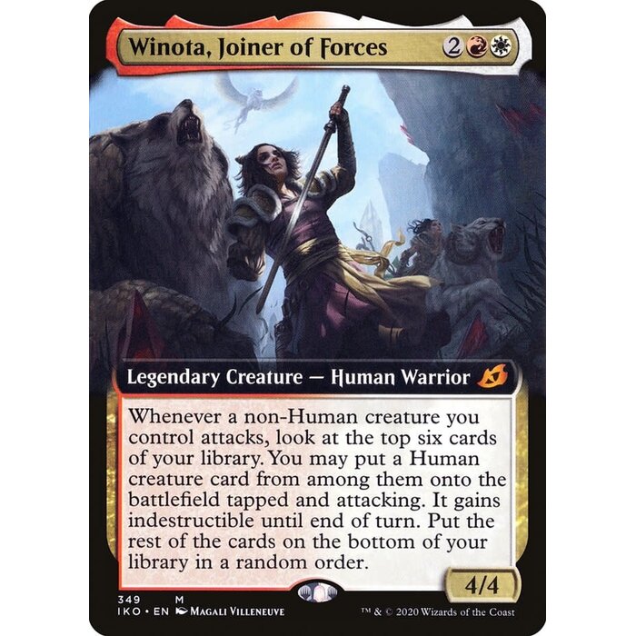 Magic: The Gathering Winota, Joiner of Forces (Extended Art) (349) Near Mint