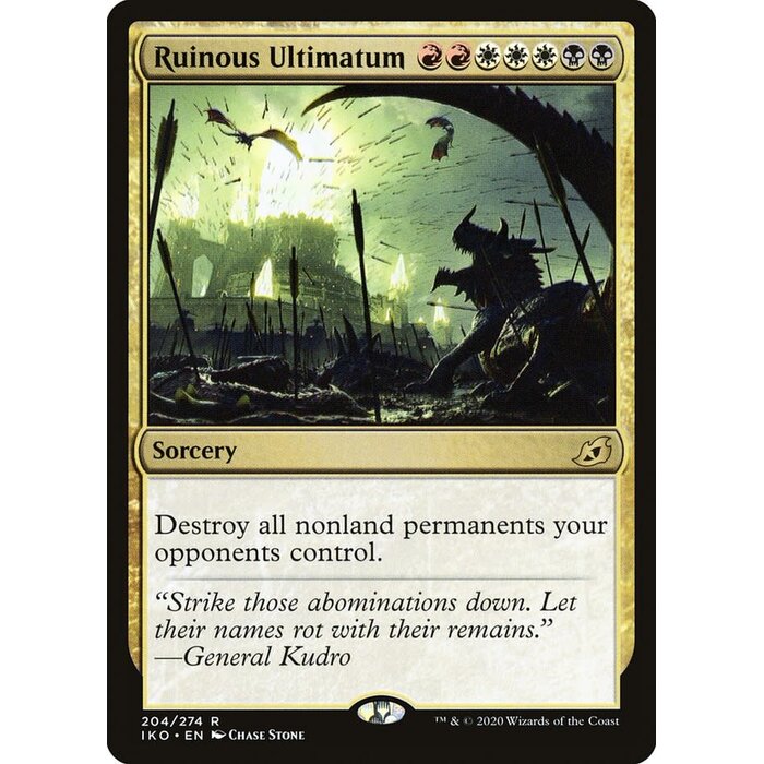 Magic: The Gathering Ruinous Ultimatum (204) Near Mint Foil