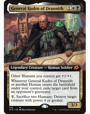 Magic: The Gathering General Kudro of Drannith (Extended Art) (335) Near Mint Foil