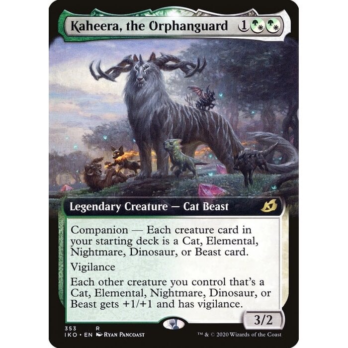 Magic: The Gathering Kaheera, the Orphanguard (Extended Art) (353) Near Mint Foil