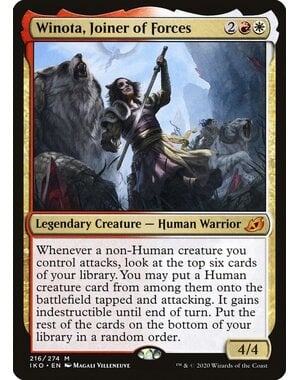Magic: The Gathering Winota, Joiner of Forces (216) Near Mint Foil