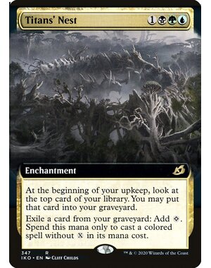 Magic: The Gathering Titans' Nest (Extended Art) (347) Near Mint Foil