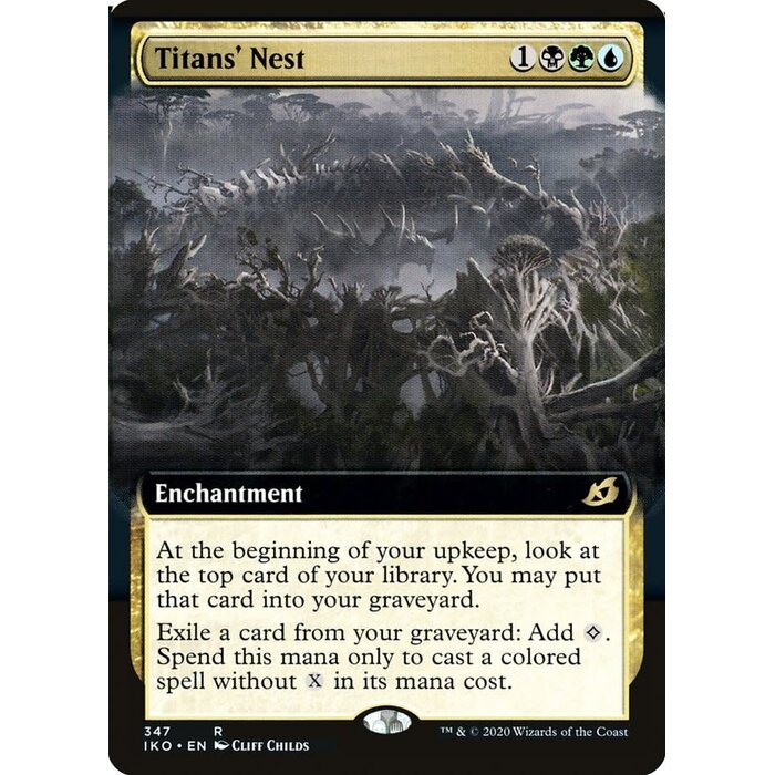 Magic: The Gathering Titans' Nest (Extended Art) (347) Near Mint Foil