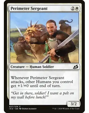 Magic: The Gathering Perimeter Sergeant (27) Near Mint