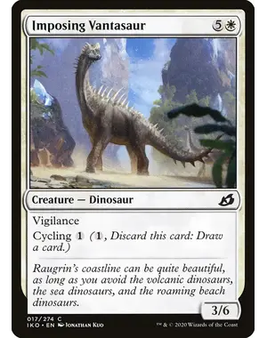 Magic: The Gathering Imposing Vantasaur (17) Near Mint