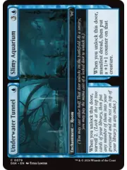 Magic: The Gathering Underwater Tunnel // Slimy Aquarium (79) Near Mint