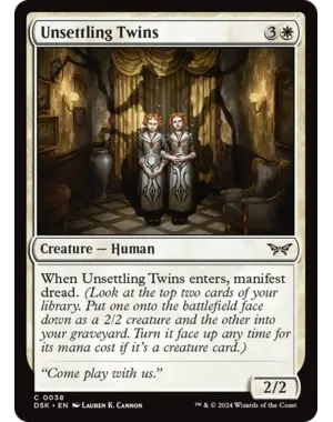 Magic: The Gathering Unsettling Twins (38) Near Mint