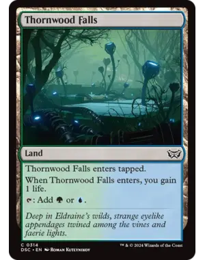 Magic: The Gathering Thornwood Falls (314) Near Mint