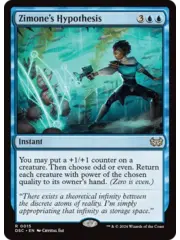 Magic: The Gathering Zimone's Hypothesis (15) Near Mint