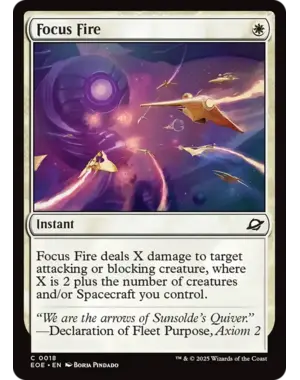 Magic: The Gathering Focus Fire (18) Near Mint