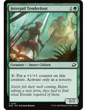 Magic: The Gathering Intrepid Tenderfoot (193) Near Mint