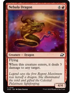 Magic: The Gathering Nebula Dragon (147) Near Mint
