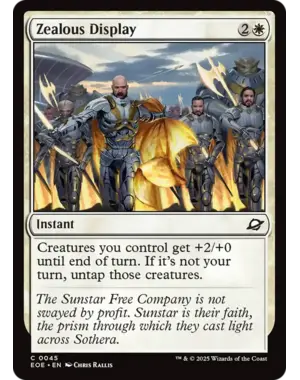 Magic: The Gathering Zealous Display (45) Near Mint