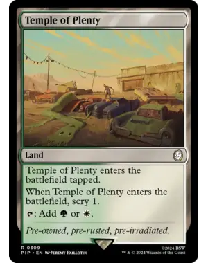 Magic: The Gathering Temple of Plenty (309) Near Mint
