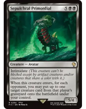 Magic: The Gathering Sepulchral Primordial (284) Near Mint