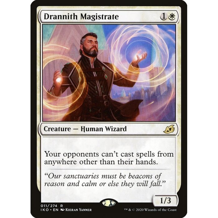 Magic: The Gathering Drannith Magistrate (011) Lightly Played Foil