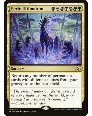 Magic: The Gathering Eerie Ultimatum (184) Lightly Played Foil